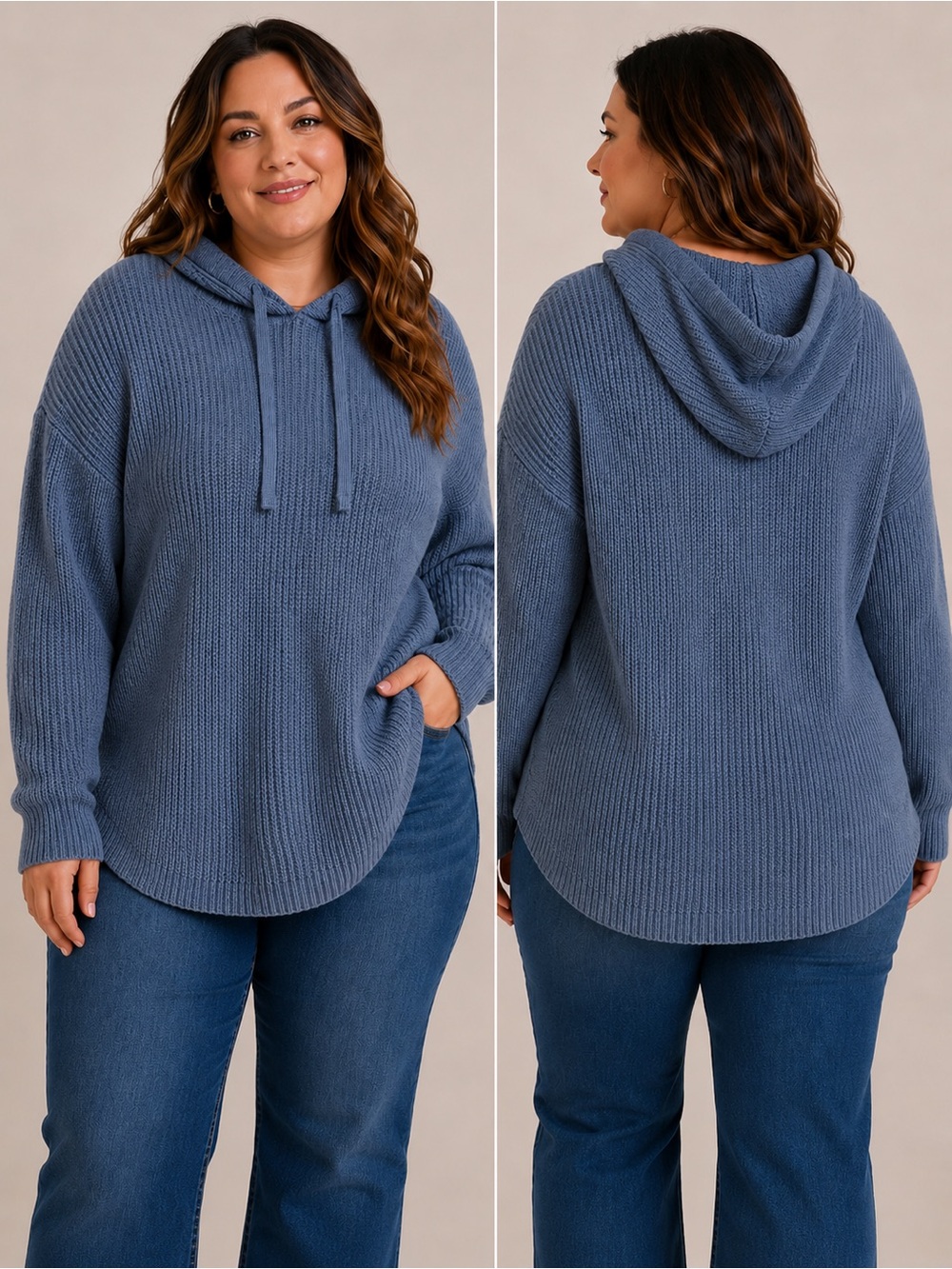 Urban Heritage Hooded Knit Sweater – Women’s Large